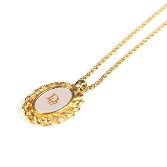 Dior Vintage Gold Pendant Necklace - Picture 5 of 7